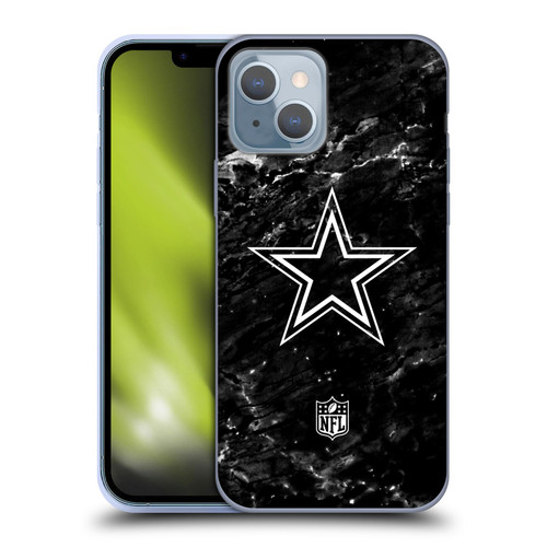 NFL Dallas Cowboys Artwork Marble Soft Gel Case for Apple iPhone 14