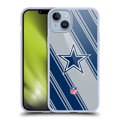 NFL Dallas Cowboys Artwork Stripes Soft Gel Case for Apple iPhone 14 Plus NFL Dallas Cowboys Artwork Stripes Soft Gel Case for Apple iPhone 14 Plus