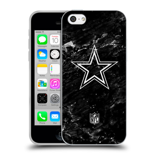 NFL Dallas Cowboys Artwork Marble Soft Gel Case for Apple iPhone 5c