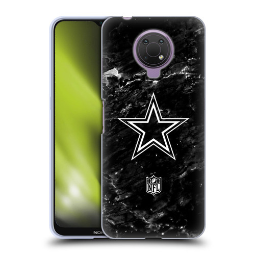 NFL Dallas Cowboys Artwork Marble Soft Gel Case for Nokia G10