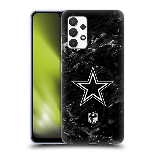 NFL Dallas Cowboys Artwork Marble Soft Gel Case for Samsung Galaxy A32 (2021)