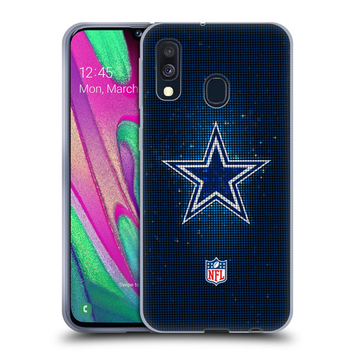 NFL Dallas Cowboys Artwork LED Soft Gel Case for Samsung Galaxy A40 (2019)