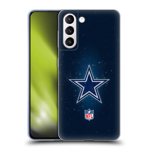 NFL Dallas Cowboys Artwork LED Soft Gel Case for Samsung Galaxy S21+ 5G