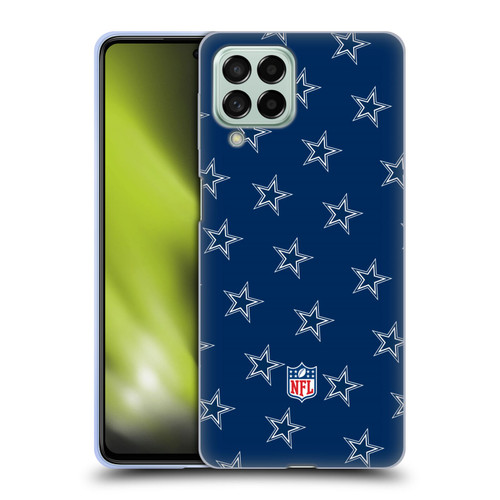 NFL Dallas Cowboys Artwork Patterns Soft Gel Case for Samsung Galaxy M53 (2022)
