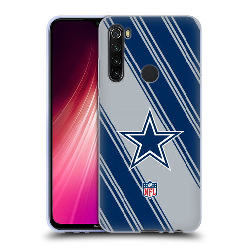 NFL Dallas Cowboys Artwork Stripes Soft Gel Case for Xiaomi Redmi Note 8T