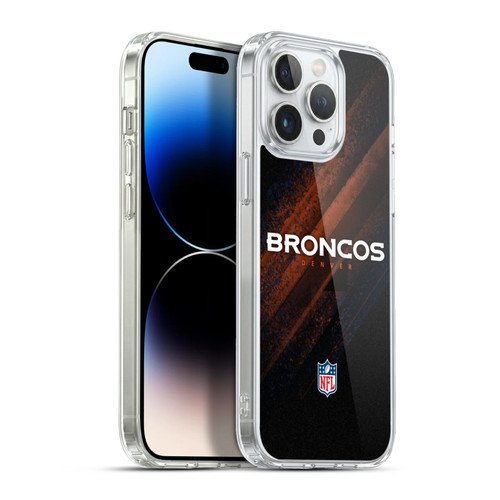 NFL Denver Broncos Logo Blur Soft Gel Case for Apple iPhone 13 Pro Max