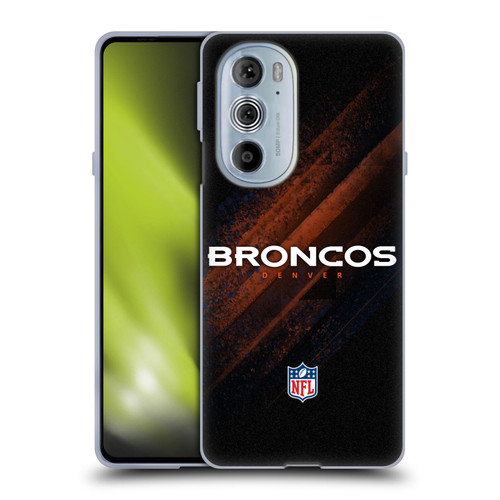 NFL Denver Broncos Logo Blur Soft Gel Case for Motorola Edge X30