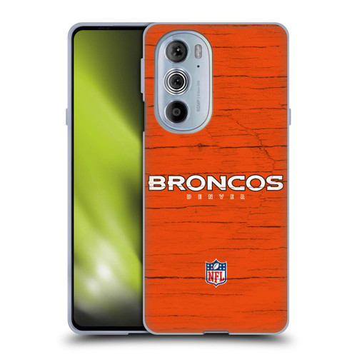 NFL Denver Broncos Logo Distressed Look Soft Gel Case for Motorola Edge X30