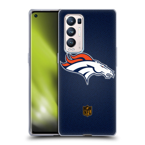 NFL Denver Broncos Logo Football Soft Gel Case for OPPO Find X3 Neo / Reno5 Pro+ 5G