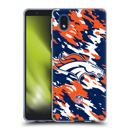 NFL Denver Broncos Logo Camou Soft Gel Case for Samsung Galaxy A01 Core (2020)