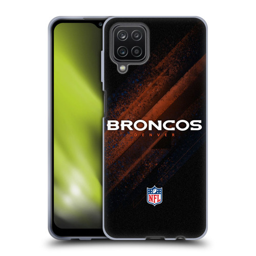 NFL Denver Broncos Logo Blur Soft Gel Case for Samsung Galaxy A12 (2020)