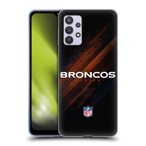 NFL Denver Broncos Logo Blur Soft Gel Case for Samsung Galaxy A32 5G / M32 5G (2021)