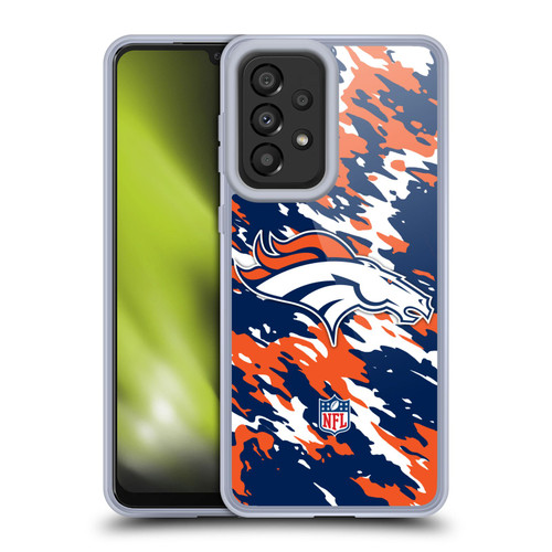 NFL Denver Broncos Logo Camou Soft Gel Case for Samsung Galaxy A33 5G (2022)