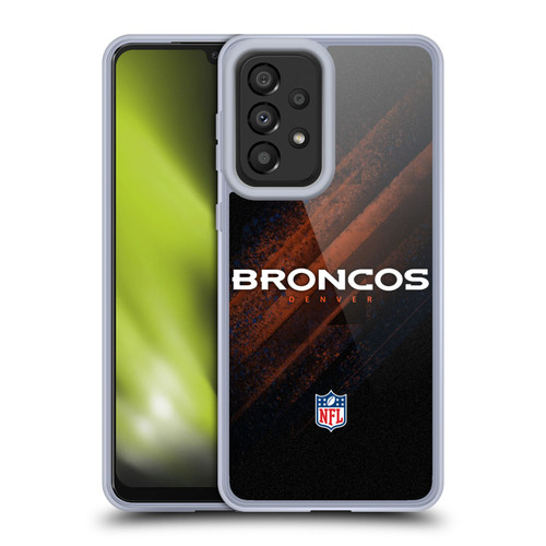 NFL Denver Broncos Logo Blur Soft Gel Case for Samsung Galaxy A33 5G (2022)