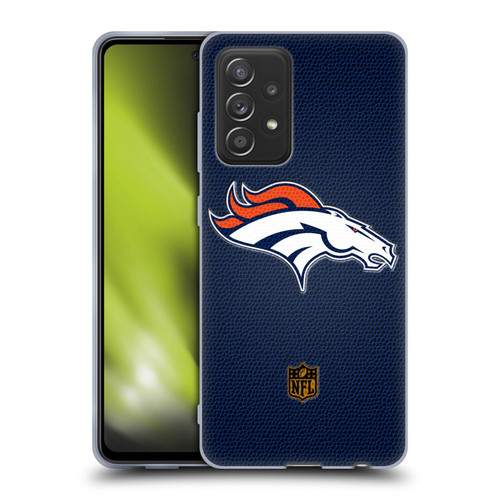 NFL Denver Broncos Logo Football Soft Gel Case for Samsung Galaxy A52 / A52s / 5G (2021)