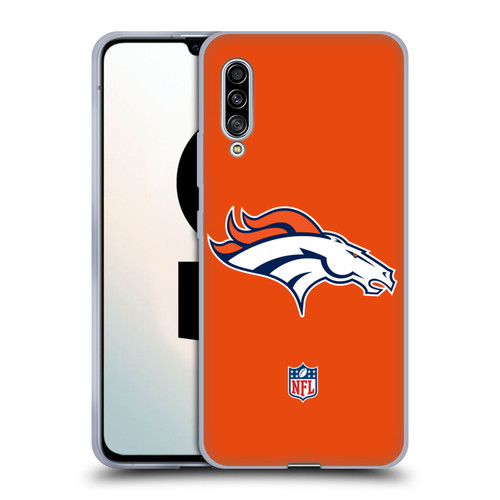NFL Denver Broncos Logo Plain Soft Gel Case for Samsung Galaxy A90 5G (2019)