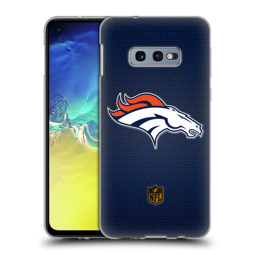 NFL Denver Broncos Logo Football Soft Gel Case for Samsung Galaxy S10e