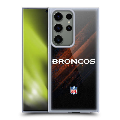 NFL Denver Broncos Logo Blur Soft Gel Case for Samsung Galaxy S23 Ultra 5G