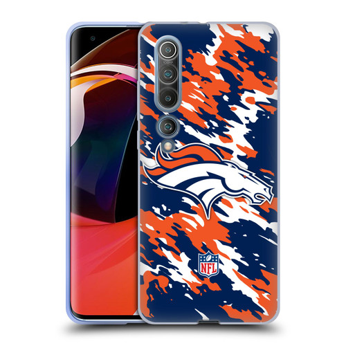 NFL Denver Broncos Logo Camou Soft Gel Case for Xiaomi Mi 10 5G / Mi 10 Pro 5G