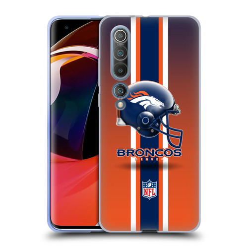 NFL Denver Broncos Logo Helmet Soft Gel Case for Xiaomi Mi 10 5G / Mi 10 Pro 5G