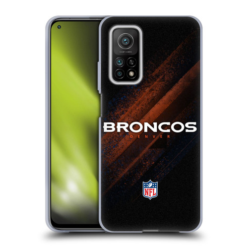 NFL Denver Broncos Logo Blur Soft Gel Case for Xiaomi Mi 10T 5G