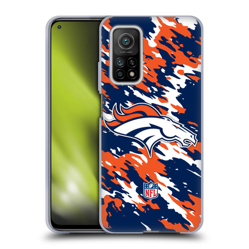 NFL Denver Broncos Logo Camou Soft Gel Case for Xiaomi Mi 10T 5G