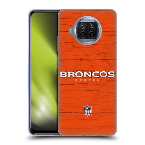 NFL Denver Broncos Logo Distressed Look Soft Gel Case for Xiaomi Mi 10T Lite 5G