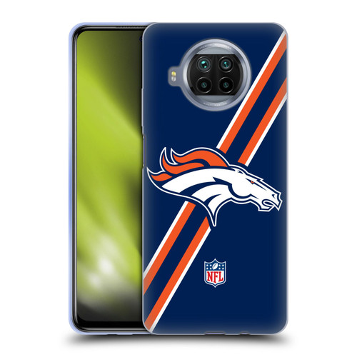 NFL Denver Broncos Logo Stripes Soft Gel Case for Xiaomi Mi 10T Lite 5G