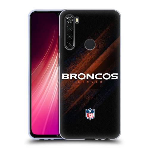 NFL Denver Broncos Logo Blur Soft Gel Case for Xiaomi Redmi Note 8T