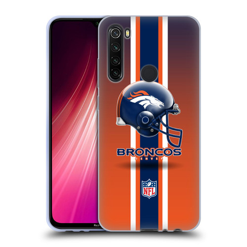 NFL Denver Broncos Logo Helmet Soft Gel Case for Xiaomi Redmi Note 8T