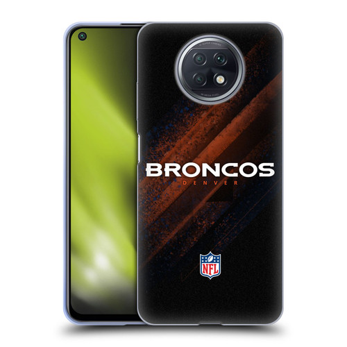 NFL Denver Broncos Logo Blur Soft Gel Case for Xiaomi Redmi Note 9T 5G