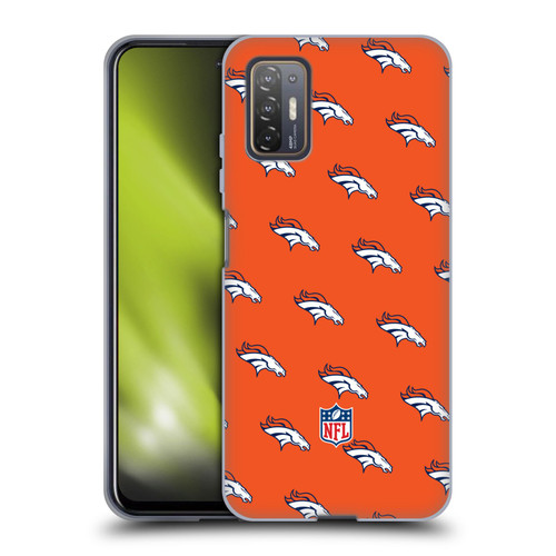 NFL Denver Broncos Artwork Patterns Soft Gel Case for HTC Desire 21 Pro 5G