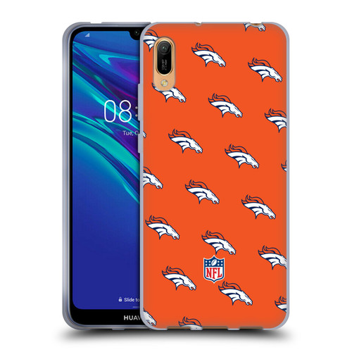 NFL Denver Broncos Artwork Patterns Soft Gel Case for Huawei Y6 Pro (2019)