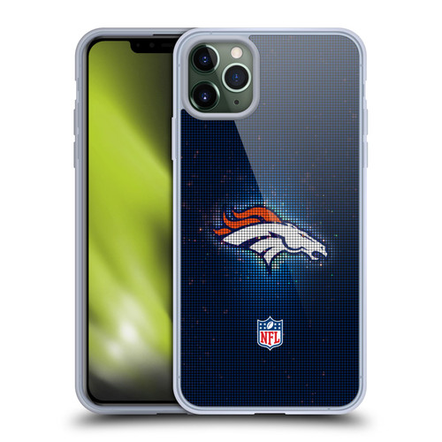 NFL Denver Broncos Artwork LED Soft Gel Case for Apple iPhone 11 Pro Max