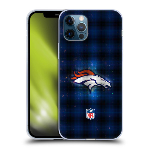 NFL Denver Broncos Artwork LED Soft Gel Case for Apple iPhone 12 / iPhone 12 Pro