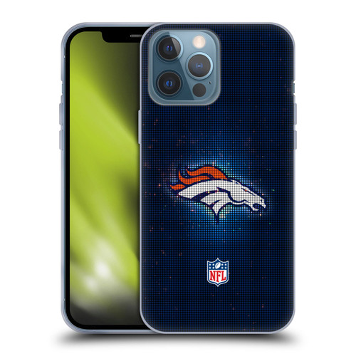 NFL Denver Broncos Artwork LED Soft Gel Case for Apple iPhone 13 Pro Max
