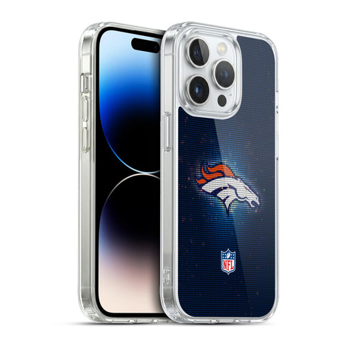 NFL Denver Broncos Artwork LED Soft Gel Case for Apple iPhone 13 Pro