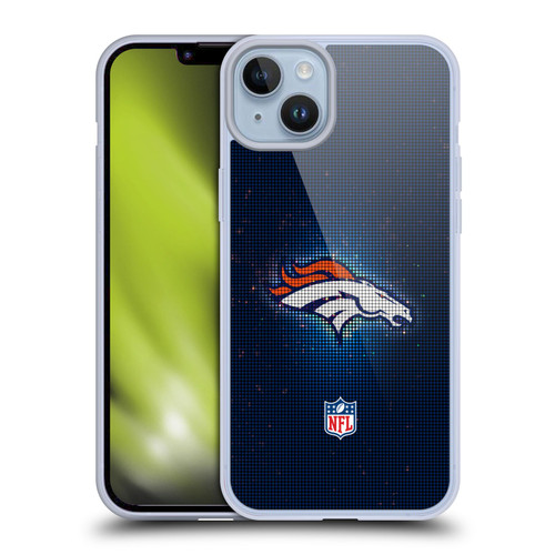 NFL Denver Broncos Artwork LED Soft Gel Case for Apple iPhone 14 Plus