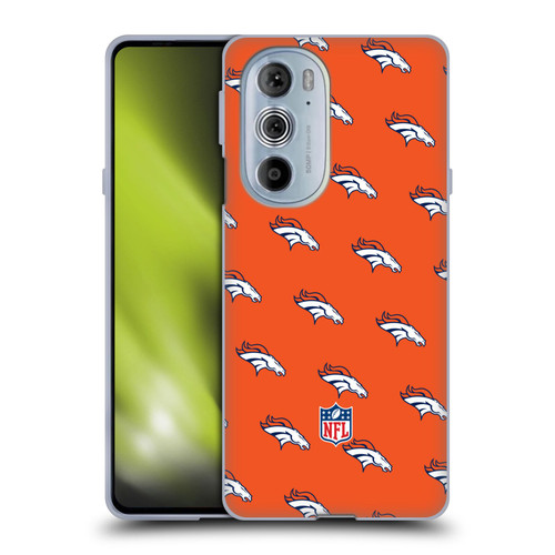 NFL Denver Broncos Artwork Patterns Soft Gel Case for Motorola Edge X30
