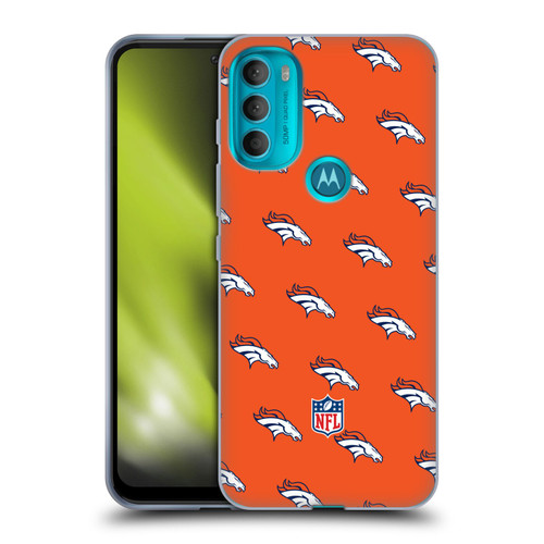 NFL Denver Broncos Artwork Patterns Soft Gel Case for Motorola Moto G71 5G
