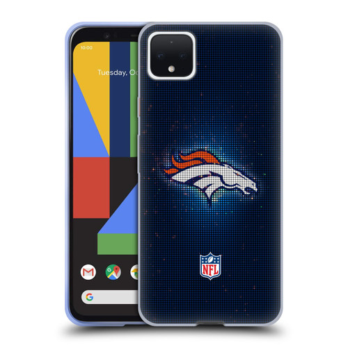 NFL Denver Broncos Artwork LED Soft Gel Case for Google Pixel 4 XL