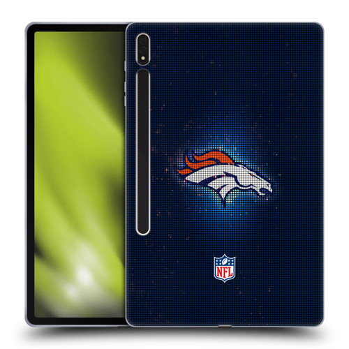 NFL Denver Broncos Artwork LED Soft Gel Case for Samsung Galaxy Tab S8 Plus