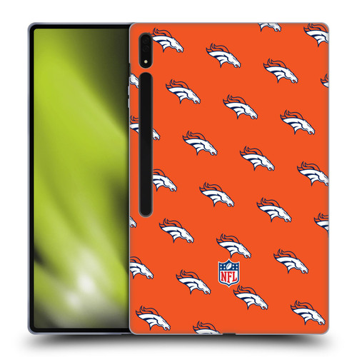 NFL Denver Broncos Artwork Patterns Soft Gel Case for Samsung Galaxy Tab S8 Ultra