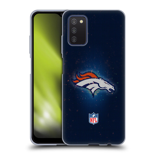 NFL Denver Broncos Artwork LED Soft Gel Case for Samsung Galaxy A03s (2021)