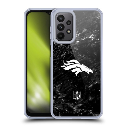 NFL Denver Broncos Artwork Marble Soft Gel Case for Samsung Galaxy A23 / 5G (2022)