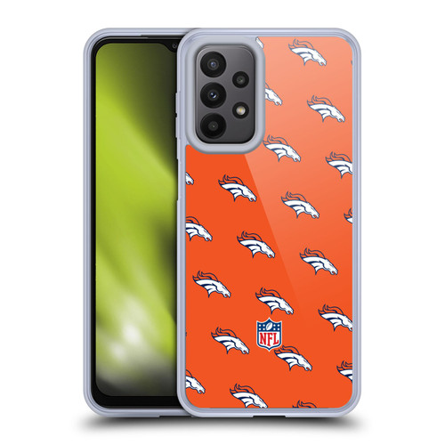 NFL Denver Broncos Artwork Patterns Soft Gel Case for Samsung Galaxy A23 / 5G (2022)