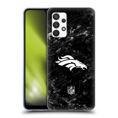NFL Denver Broncos Artwork Marble Soft Gel Case for Samsung Galaxy A32 (2021)