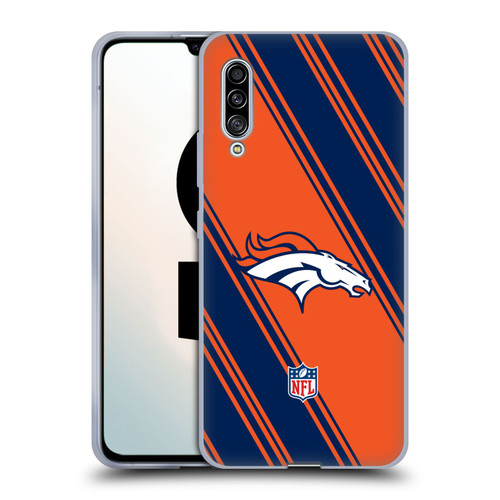 NFL Denver Broncos Artwork Stripes Soft Gel Case for Samsung Galaxy A90 5G (2019)