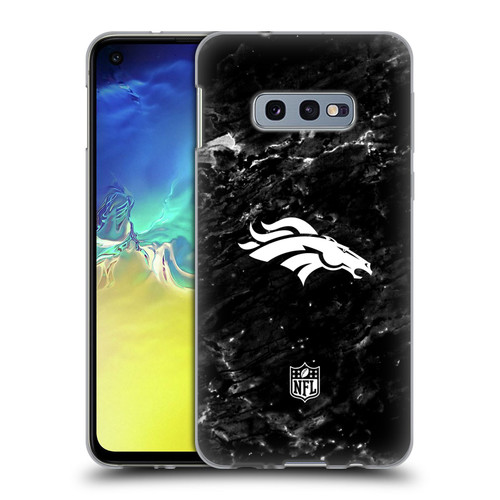 NFL Denver Broncos Artwork Marble Soft Gel Case for Samsung Galaxy S10e