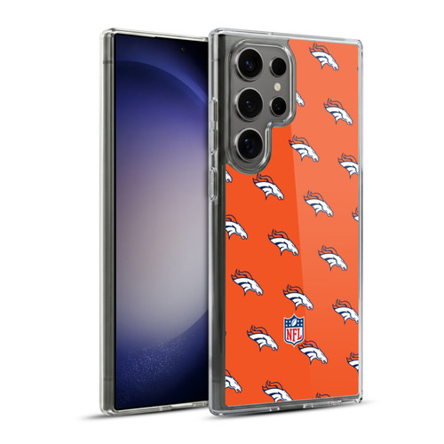 NFL Denver Broncos Artwork Patterns Soft Gel Case for Samsung Galaxy S23 Ultra 5G